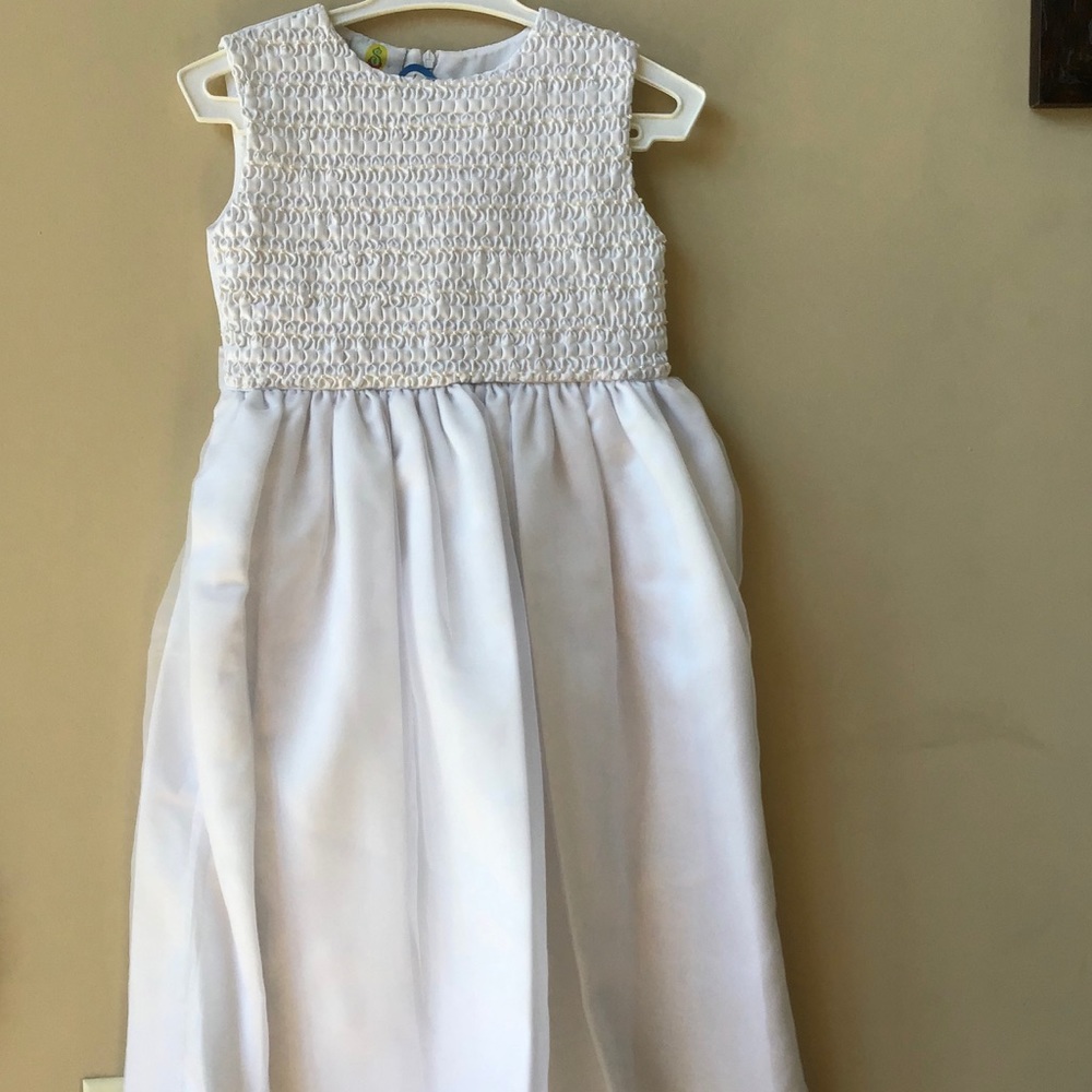 Smock Couture 1st Communion ~ Fromal White Dress